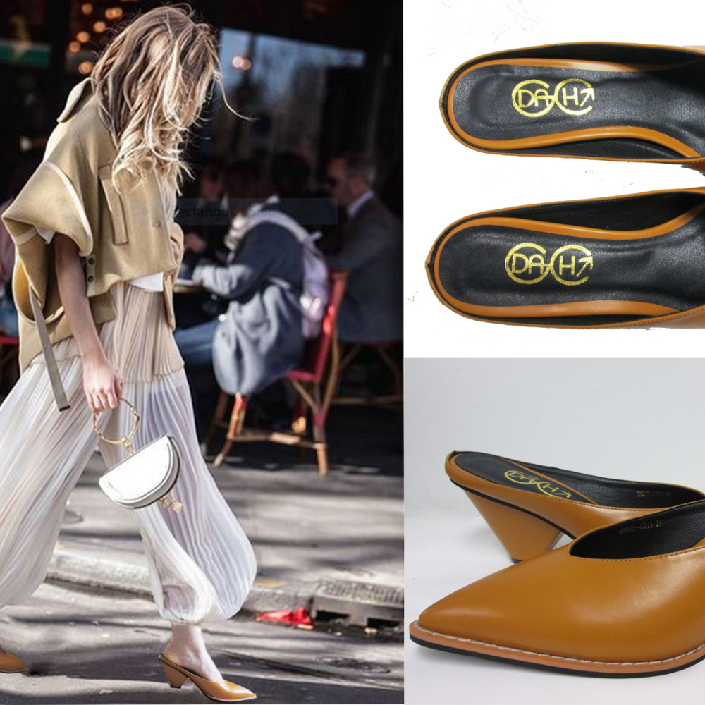 Rome Style Pointed Toe Pumps